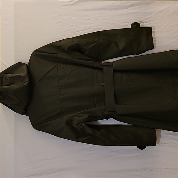 Rachel Zoe Forest Maxi Hooded  Trench Coat - Picture 12 of 15